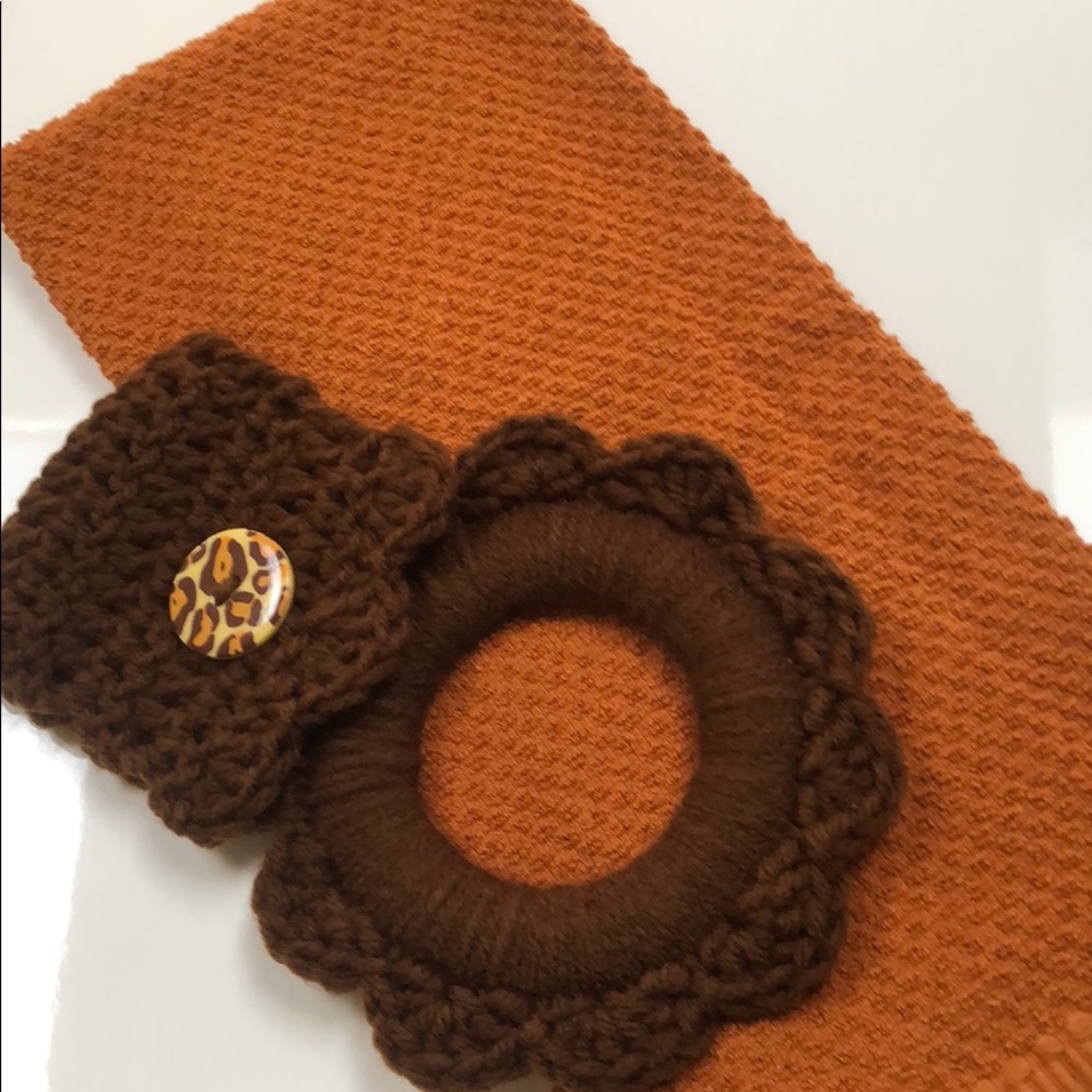 Kitchen towel hanger & cotton kitchen towel